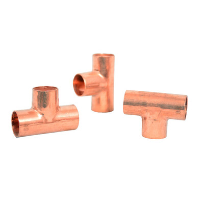 Copper Tee Connection 1/2
